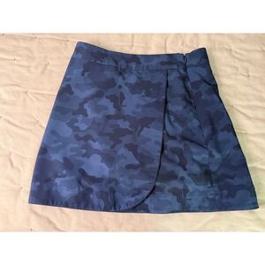 G/FORE Womens Camo Golf Skort Twilight Navy Blue Size 0 Activewear